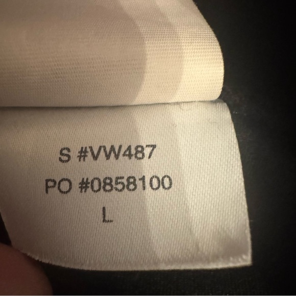 Vuori Black High-Rise Performance Leggings Recycled Fabric Size Large Soft Comfy - Picture 5 of 5